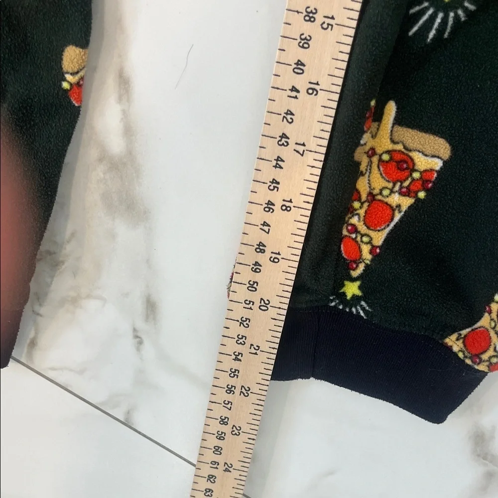 Old Navy Kids Black Pizza-Print Jogger pajama pants